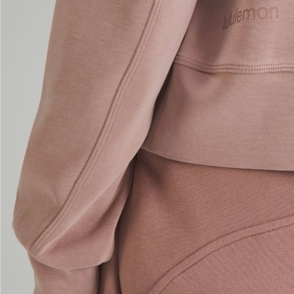 Lululemon Softstreme Cropped Crew in Twilight Rose - Picture 3 of 9